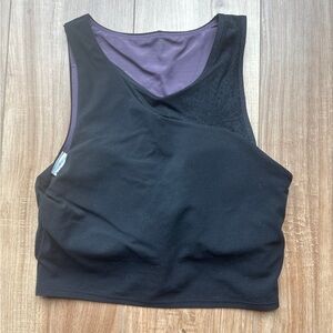 Athleta Conscious Lace Crop Workout Tank